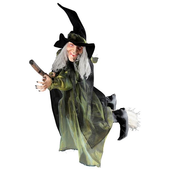 Grote foto halloween pop vliegende heks 1m verzamelen overige verzamelingen