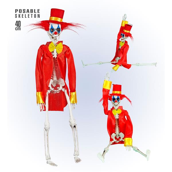 Grote foto halloween skelet clown 40cm verzamelen overige verzamelingen