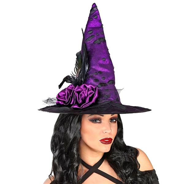 Grote foto halloween hoed paars heks verzamelen overige verzamelingen