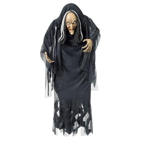 Grote foto halloween pop heks met bochel 1 4m verzamelen overige verzamelingen