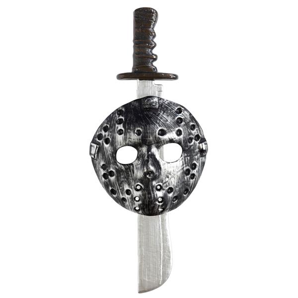 Grote foto halloween accessoireset masker en machette 2 delig verzamelen overige verzamelingen