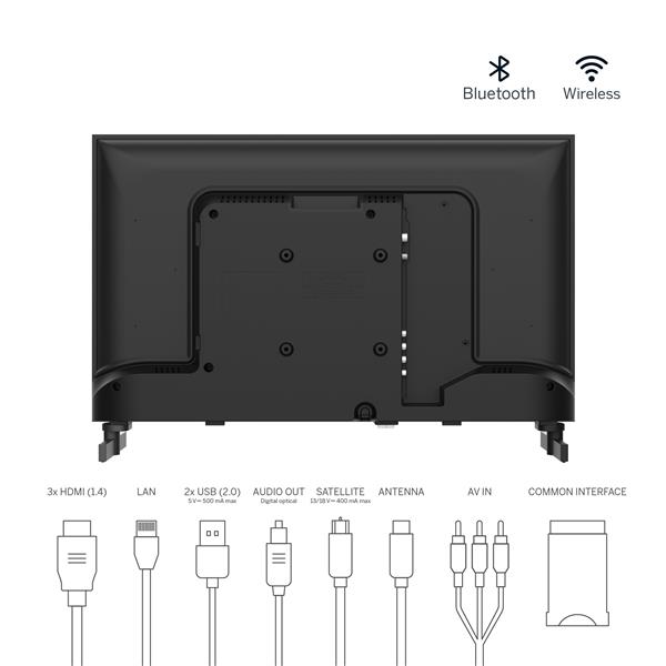 Grote foto thomson 24 google tv 12v 220v dvb s2 c t2 audio tv en foto overige tv