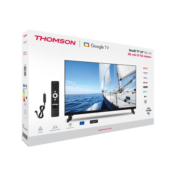 Grote foto thomson 24 google tv 12v 220v dvb s2 c t2 audio tv en foto overige tv