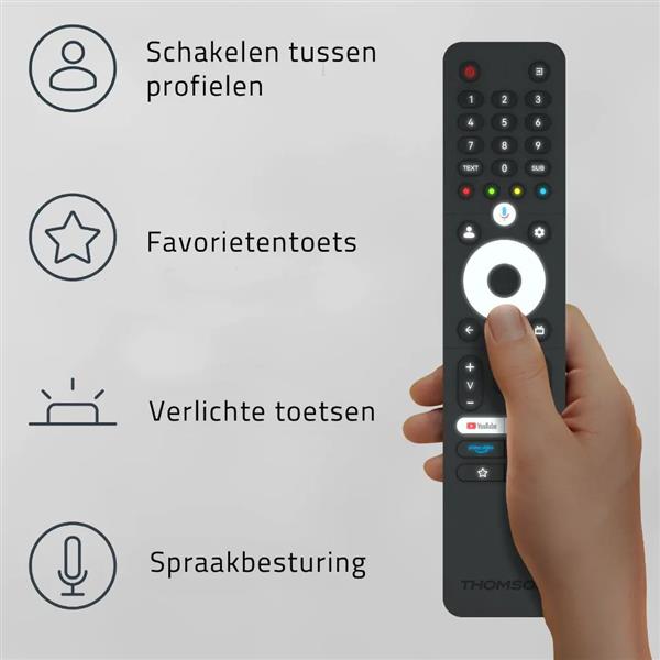 Grote foto thomson 32 google tv full hd 12v 220v dvb s2 c t2 audio tv en foto overige tv