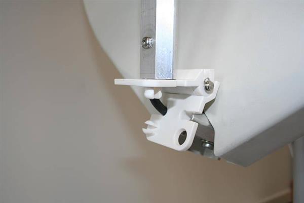 Grote foto travel vision r6 r7 spare part scharnier geribbeld lnb arm telecommunicatie satellietontvangers