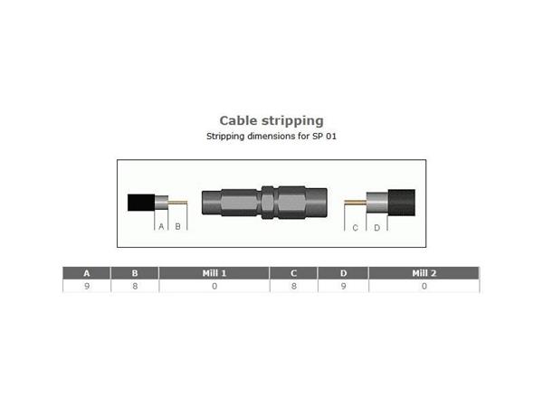 Grote foto ppc a025 spl koppeling coax 9 12 coax 9 12 6.8 7mm computers en software netwerkkaarten routers en switches