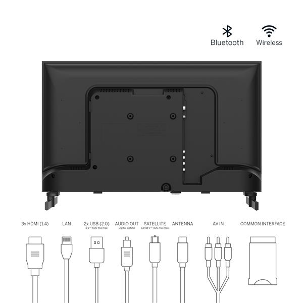 Grote foto thomson 24 google tv 12v 220v dvb s2 c t2 audio tv en foto overige tv