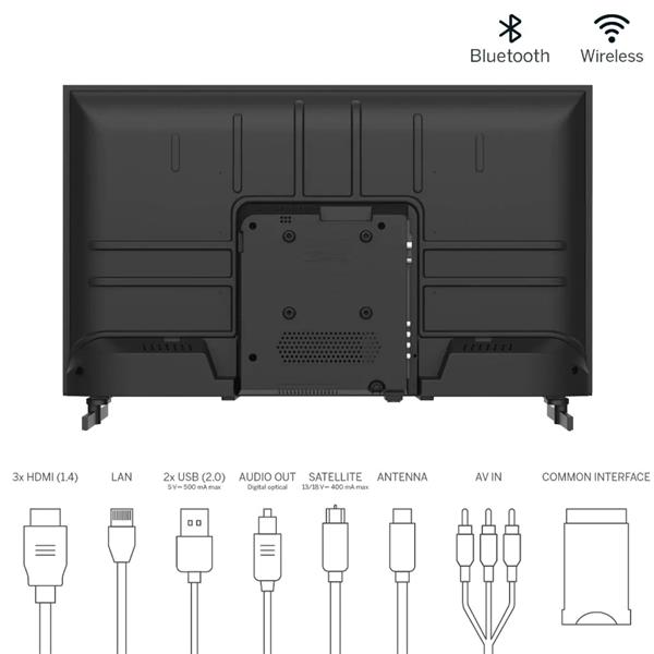 Grote foto thomson 32 google tv full hd 12v 220v dvb s2 c t2 audio tv en foto overige tv
