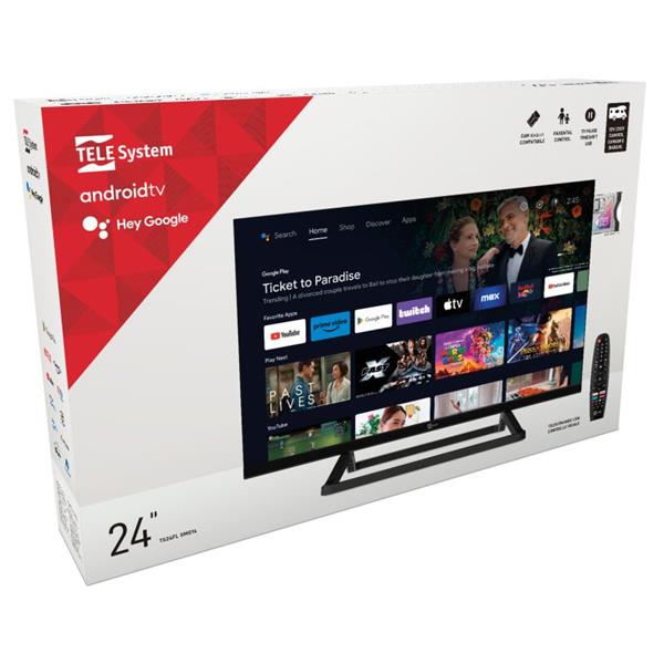 Grote foto telesystem 24 smart androidtv 11 hd ts24fl smg14 12v 220v audio tv en foto overige tv