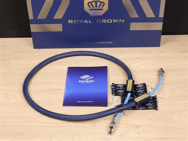 Grote foto siltech royal single crown network s10 highend digital audio ethernet cable 1 5 metre audio tv en foto onderdelen en accessoires
