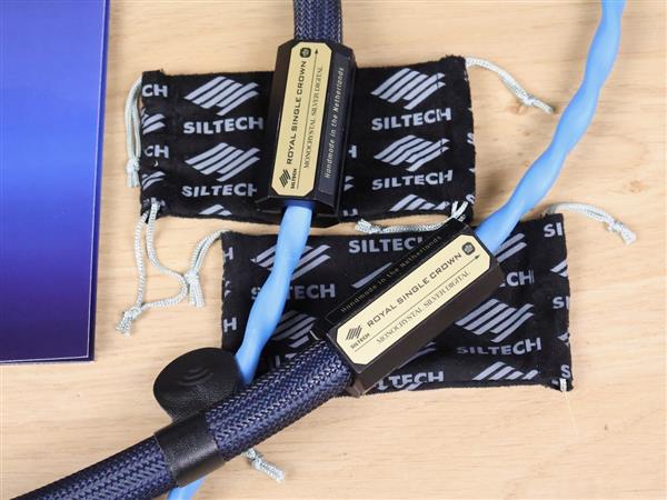 Grote foto siltech royal single crown network s10 highend digital audio ethernet cable 1 5 metre audio tv en foto onderdelen en accessoires