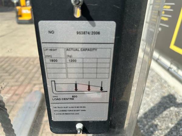 Grote foto vs 22288 elektrische breedspoor stapelaar bt swe120 1.800 mm doe het zelf en verbouw hefwerktuigen