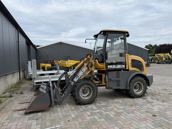 Grote foto everun er08 shovel kniklader agrarisch shovels