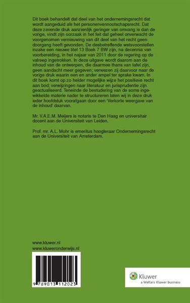 Grote foto van personenvennootschappen boeken wetenschap