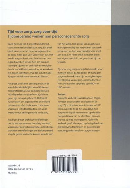 Grote foto tijd voor zorg zorg voor tijd boeken wetenschap