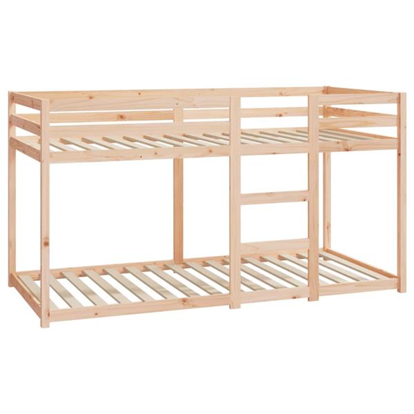 Grote foto vidaxl stapelbedframe zonder matras massief grenenhout 90x200 cm antiek en kunst stoelen en banken
