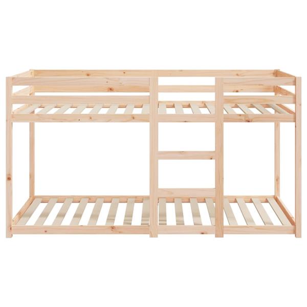 Grote foto vidaxl stapelbedframe zonder matras massief grenenhout 90x200 cm antiek en kunst stoelen en banken