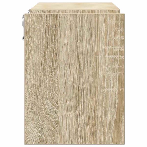 Grote foto vidaxl wandschappen 2 st 100x15x20 cm bewerkt hout sonoma eikenkleurig huis en inrichting woningdecoratie