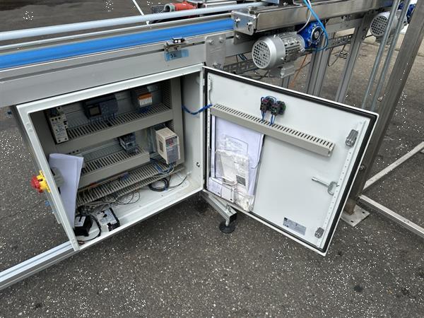 Grote foto manter vp10000 afweegmachine met aweta opvoerband voor cherry tomaten en doosjes vuller agrarisch tuinbouw