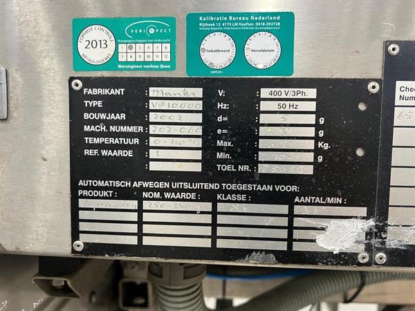 Grote foto manter vp10000 afweegmachine met aweta opvoerband voor cherry tomaten agrarisch tuinbouw