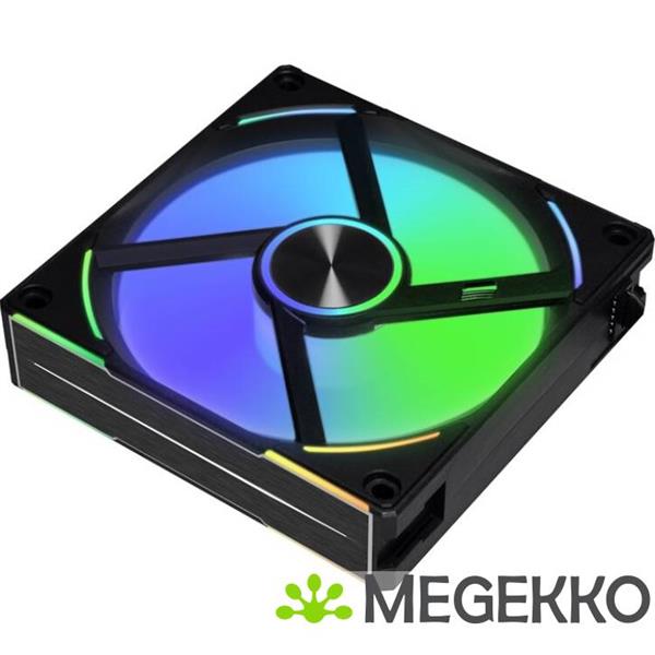 Grote foto lian li uni fan al120 v2 1 pack black argb pwm computers en software overige computers en software