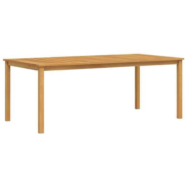Grote foto vidaxl tuin eetset 5 pcs bruin massief acaciahout tuin en terras tuinmeubelen