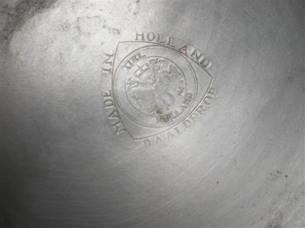 Grote foto stolp boter cloche metaal origineel daalderop huis en inrichting kookgerei