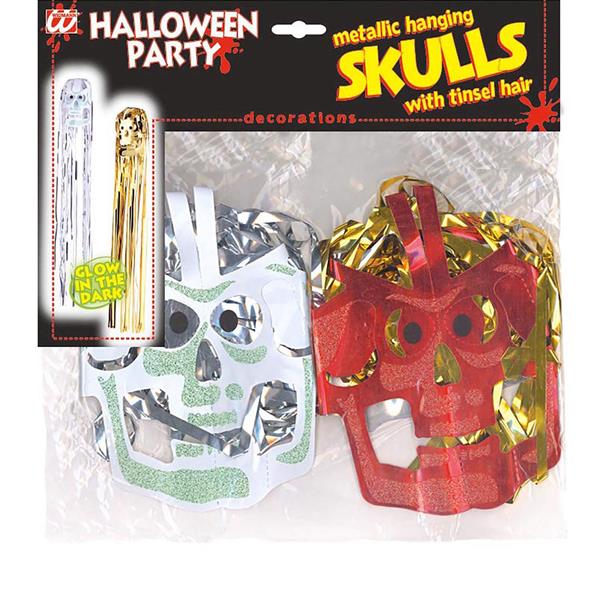 Grote foto halloween hangdecoratie schedels 3st verzamelen overige verzamelingen