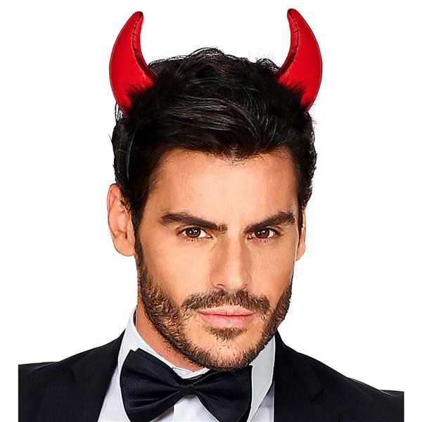 Grote foto halloween haarband duivelshoorn verzamelen overige verzamelingen