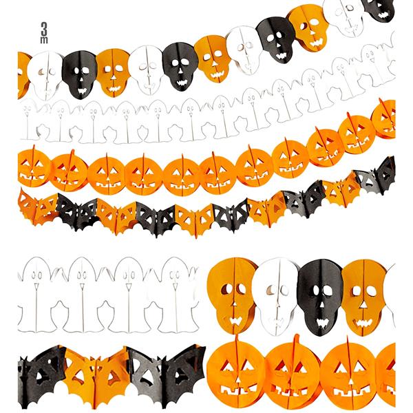 Grote foto halloween slinger doodshoofd en spook 3m verzamelen overige verzamelingen