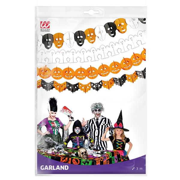Grote foto halloween slinger doodshoofd en spook 3m verzamelen overige verzamelingen