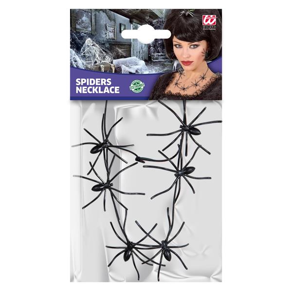 Grote foto halloween ketting spinnen 60cm verzamelen overige verzamelingen