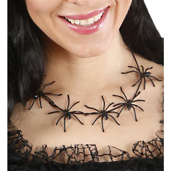 Grote foto halloween ketting spinnen 60cm verzamelen overige verzamelingen