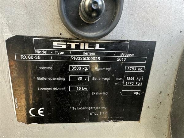 Grote foto vs 22303 elektrische triplex heftruck still rx60 35 weinig uren agrarisch heftrucks