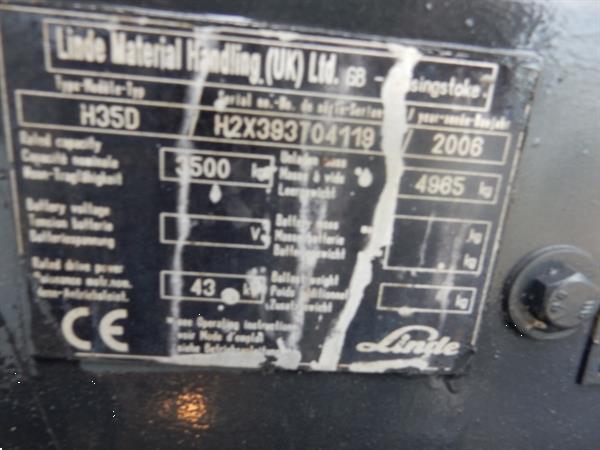 Grote foto linde 3.5ton diesel agrarisch heftrucks