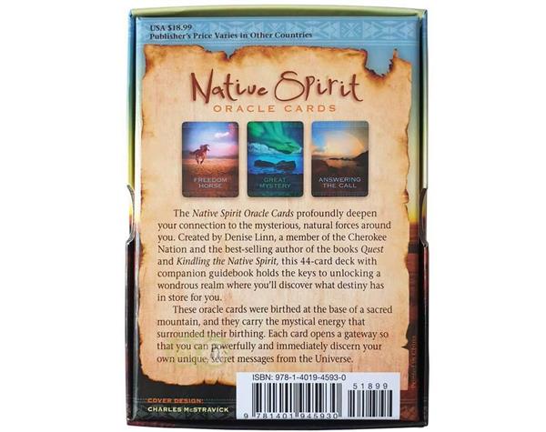 Grote foto native spirit oracle cards denise linn engelstalig boeken overige boeken