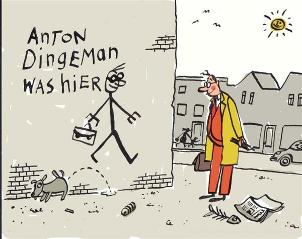 Grote foto anton dingeman was hier boeken overige boeken