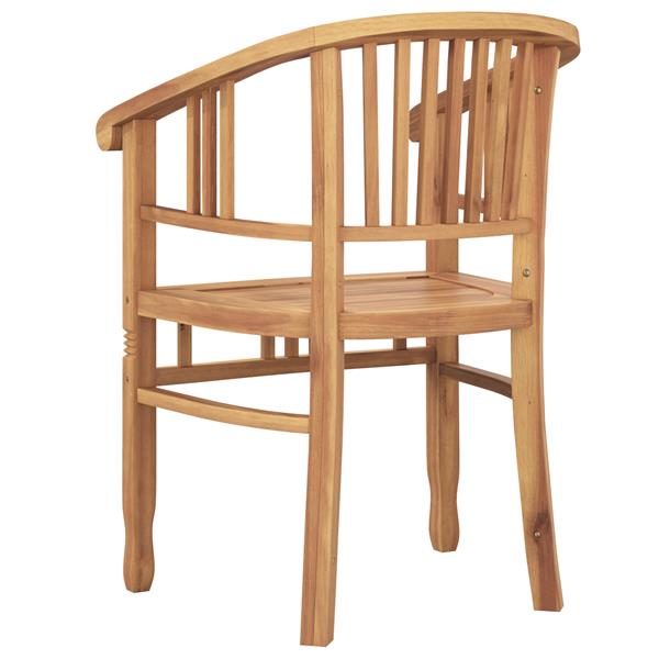 Grote foto vidaxl tuinstoelen 2 pcs bruin 63 x 58 x 89 cm massief teakhout tuin en terras tuinmeubelen