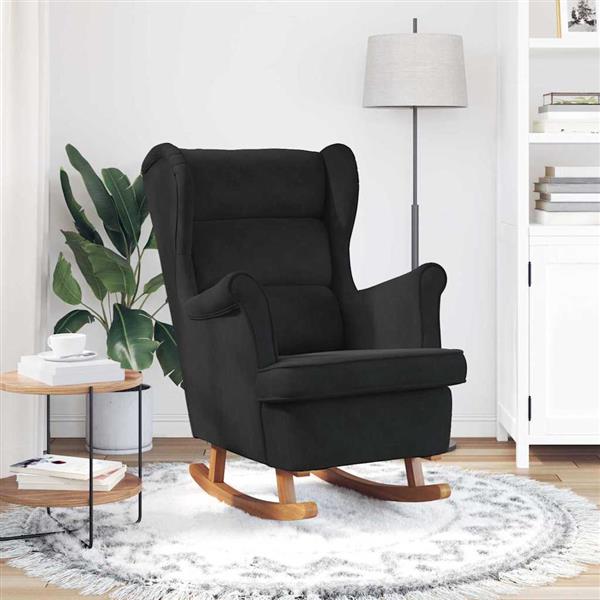 Grote foto vidaxl schommelstoel 71 x 92 x 100 cm 100 polyester multiplex huis en inrichting stoelen