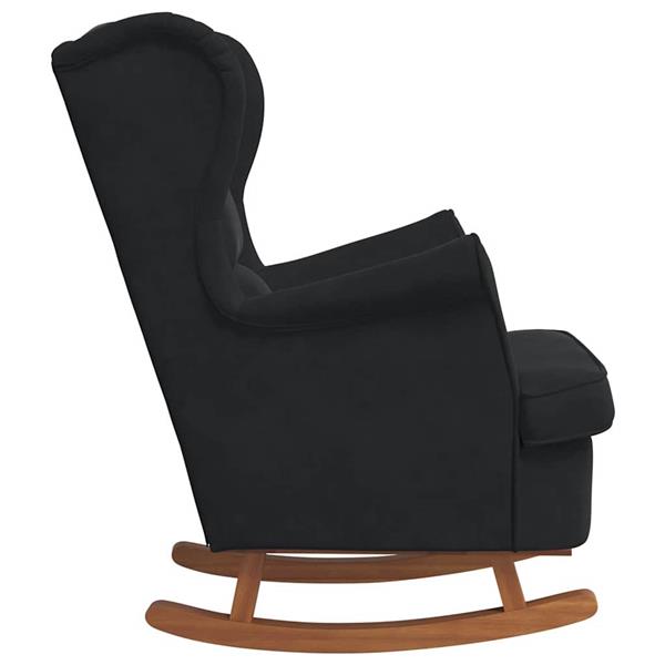 Grote foto vidaxl schommelstoel 71 x 92 x 100 cm 100 polyester multiplex huis en inrichting stoelen