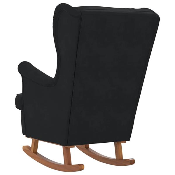 Grote foto vidaxl schommelstoel 71 x 92 x 100 cm 100 polyester multiplex huis en inrichting stoelen