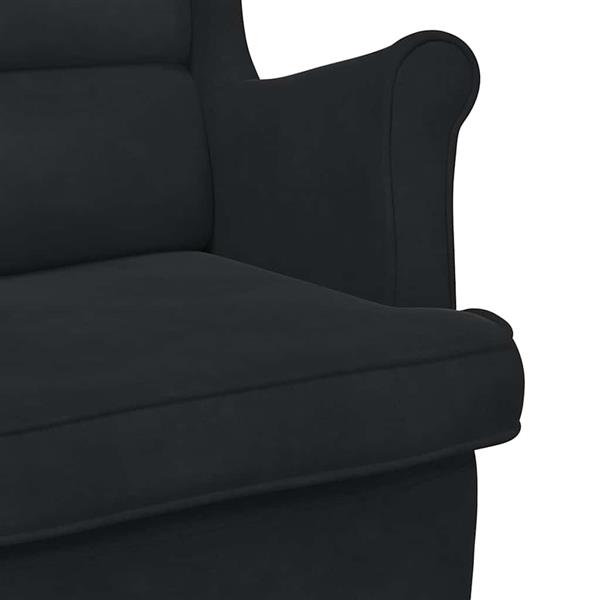Grote foto vidaxl schommelstoel 71 x 92 x 100 cm 100 polyester multiplex huis en inrichting stoelen