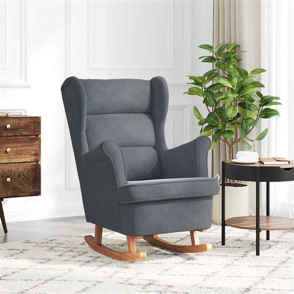 Grote foto vidaxl schommelstoel 71 x 92 x 100 cm 100 polyester multiplex huis en inrichting stoelen