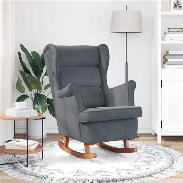 Grote foto vidaxl schommelstoel 71 x 92 x 100 cm 100 polyester multiplex huis en inrichting stoelen