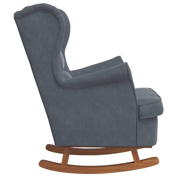 Grote foto vidaxl schommelstoel 71 x 92 x 100 cm 100 polyester multiplex huis en inrichting stoelen