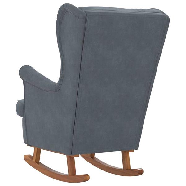 Grote foto vidaxl schommelstoel 71 x 92 x 100 cm 100 polyester multiplex huis en inrichting stoelen