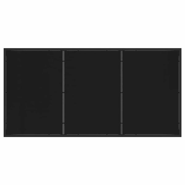 Grote foto vidaxl tuin eetset in hoogte verstelbaar 7 pcs zwarte koffie poly riet tuin en terras tuinmeubelen