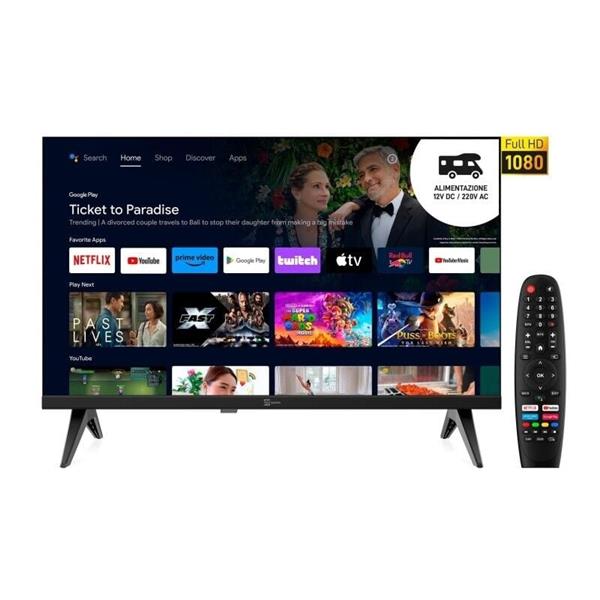 Grote foto telesystem 22 smart androidtv 11 fullhd ts22fhd smg14 12v 220v audio tv en foto overige tv