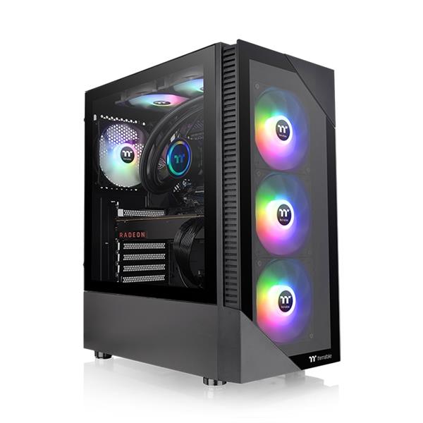Grote foto thermaltake 200tg game pc intel i5 14500 5 0ghz 16gb ddr4 2tb ssd nvidia rtx3050 6gb wifi bluetoo computers en software behuizingen en kasten