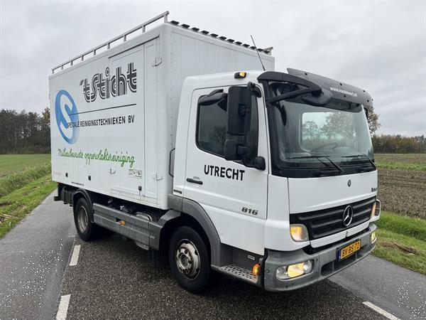 Grote foto mercedes benz atego 816 bakwagen 2x hogedruk heet water pompen waterkracht focs diesel 2008 doe het zelf en verbouw vrachtwagens